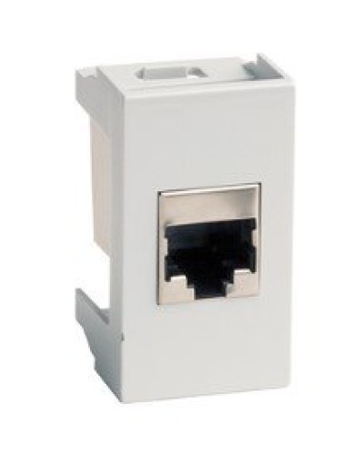 Розетка RJ-45 Viva 1 модуль серая (45138): Розетка компьютерная с одним разъёмом в Оренбурге