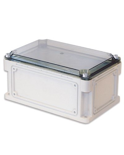 Корпус RAM box 300х150х146, высота крышки 21 мм, IP67 (531211). Корпус с фланцами и прозрачной крышкой, без монтажной платы. ДКС в Оренбурге