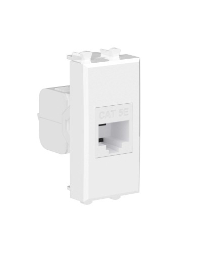 Розетка RJ-45 Avanti 1 модуль белое облако (4400661): Розетка компьютерная, без шторки модульная, кат.5е в Оренбурге