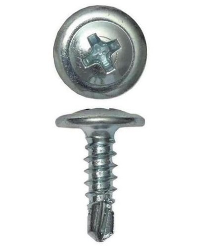 Саморез с пресс-шайбой 4.2х25 со сверлом (200 шт) (CM274025). Саморез с пресс-шайбой. ДКС в Оренбурге