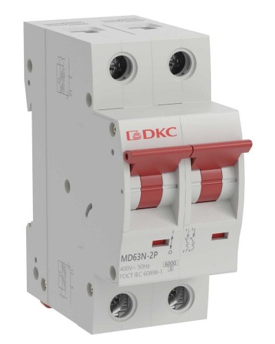 YON max MD63N 2P 6А 6кА C (MD63N-2PC6). Автоматический выключатель. ДКС в Оренбурге