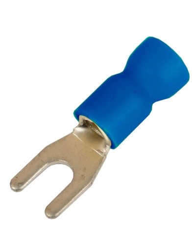 Наконечник вилочный НВИ 1,5-2,5 М3,5 (D3,7мм) (100 шт) (2B135P-EE-PVC). Наконечник вилочный с изолированным фланцем ПВХ. ДКС в Оренбурге