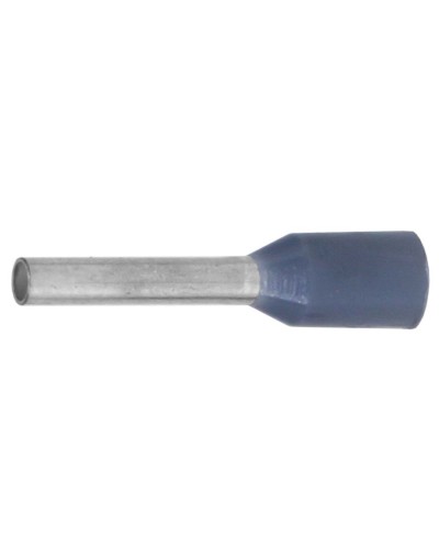 Наконечник-гильза НШВИ 0.75-12, серый (100 шт) (IF0.75-12GR). Наконечник-гильза с изолированным фланцем. ДКС в Оренбурге