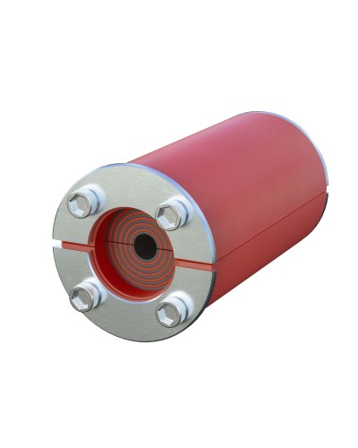 Проходка круглая, нержавеющая, D200х70 мм для кабелей D138-170 мм (DXF311A): Проходка круглая, нержавеющая в Оренбурге