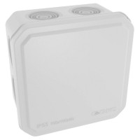 Коробка ответвительная с кабельными вводами IP55, 100х100х50 (53800). Коробка ответвительная. ДКС