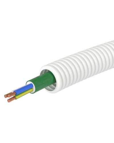 Труба ПЛЛ D20 + ППГнг(А)-HF 3х1,5 (ГОСТ+) (8L82050HF). Гофрошланг с кабелем. ДКС в Оренбурге