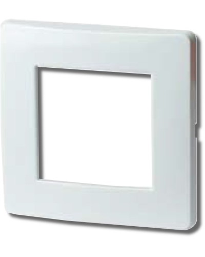Рамка на 2 модуля (одноместная), белая (75010W): Рамка одноместная, Brava в Оренбурге
