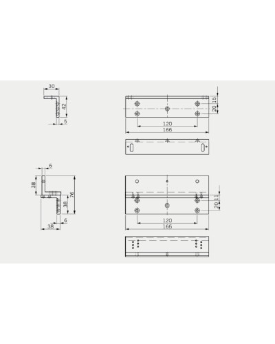 L+Z кронштейн для EMC 1200 ALH. L+Z кронштейн для EMC 1200 ALH. dormakaba в Оренбурге