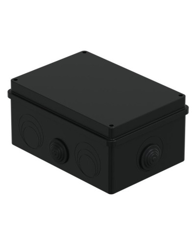 Коробка JBS210 210х150х100, 8 вых., IP55, черная (44016BL-1). Коробка монтажная. Экопласт в Оренбурге