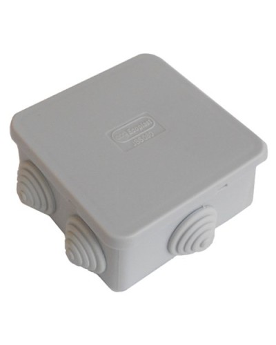 Коробка JBS080 85х85х40, 6 вых, IP44, серая (44006). Коробка монтажная. Экопласт в Оренбурге