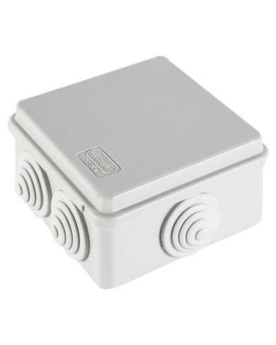 Коробка JBS101 100х100х55, 6 вых., IP55, серая (44037). Коробка монтажная. Экопласт в Оренбурге
