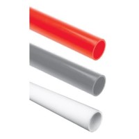 Ecoplast труба АБС гладкая, для аспирационной системы, т/г, D25, красная (26025-RD). Труба для аспирационной системы. Экопласт