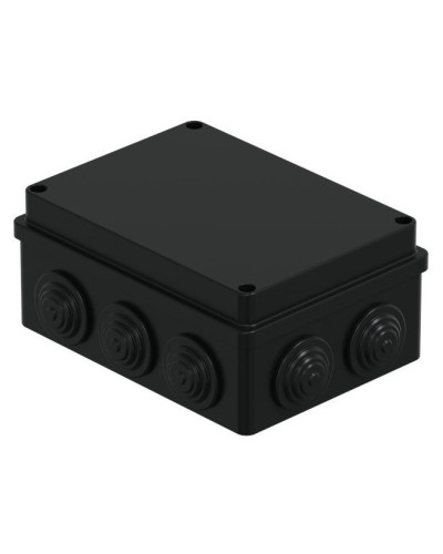 Коробка JBS150 150х110х70, 10 вых., IP55, черная (44009BL-1). Коробка монтажная. Экопласт в Оренбурге