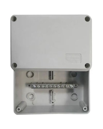 Коробка (КУП) JBS120 120х80х50, 6 вых, IP55 (44008KP). Коробка уравнивания потенциалов (КУП), 6х9мм, 8 зажимов. Экопласт в Оренбурге