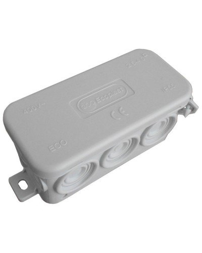 Коробка JBL090 90х42х40, 10 вых., IP55, белая (44055W-1). Коробка монтажная. Экопласт в Оренбурге