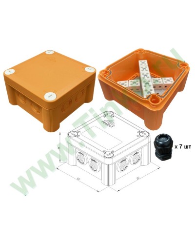 КМ-О-1212(П)(18к)-IP66(П6-12): Коробка монтажная огнестойкая в Оренбурге