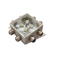 КМ-О (8к)-IP66-120х120, семь вводов: Коробка монтажная огнестойкая