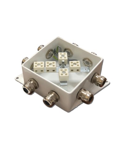 КМ-О (10к*6,0)-IP66-120х120, четыре ввода. Коробка монтажная огнестойкая. Гефест в Оренбурге