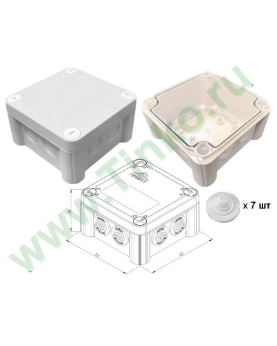 КМ-1212(П)-IP55. Коробка монтажная. Гефест в Оренбурге
