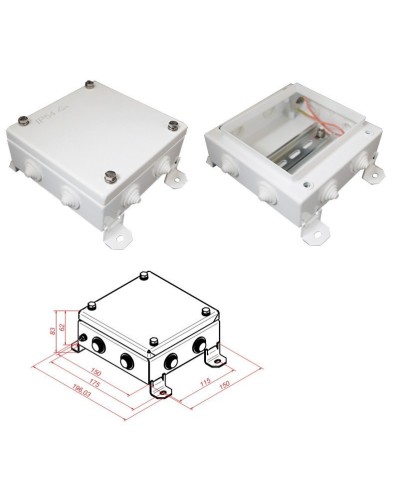 КМ IP55-1515. Коробка монтажная электротехническая. Гефест в Оренбурге