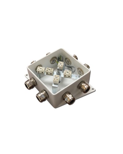 КМ-О (10к)-IP66-120х120, восемь вводов: Коробка монтажная огнестойкая в Оренбурге