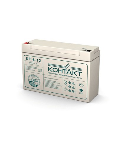 Контакт КТ 6-12. Аккумулятор герметичный свинцово-кислотный. Контакт в Оренбурге