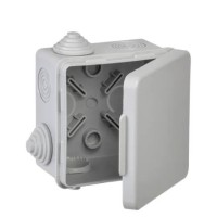 Коробка КМ 80х80х50 GENERICA (UKO31-080-080-050-K03-54G). Коробка распаячная для открытой проводки. GENERICA