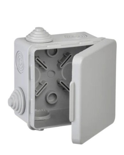 Коробка КМ 80х80х50 GENERICA (UKO31-080-080-050-K03-54G). Коробка распаячная для открытой проводки. GENERICA в Оренбурге