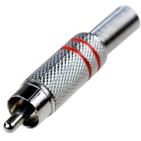 RCA тюльпан (штекер). Разъем для межблочного соединения вилка. Прочие зарубежные