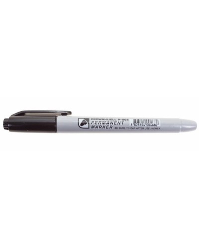 Маркер перманентный Crown «Multi Marker Slim» 2 мм, черный, пулевидный (08-8201): Ручка для маркировки в Оренбурге