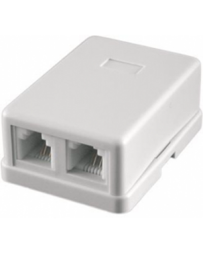 STK-RJ-45(8P8C), CAT.6, 2 выхода, Dual IDC компьютерная розетка: Розетка компьютерная 2 выхода в Оренбурге