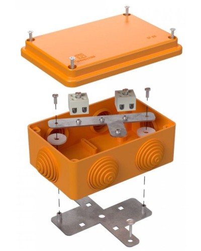 Коробка огнестойкая 120х80х50 (40-0340-FR2.5-4). Коробка огнестойкая для открытой установки. Промрукав в Оренбурге