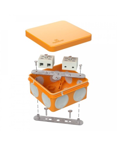 Коробка огнестойкая 80х80х40 (60-0210-FR10.0-4). Коробка огнестойкая для открытой установки. Промрукав в Оренбурге