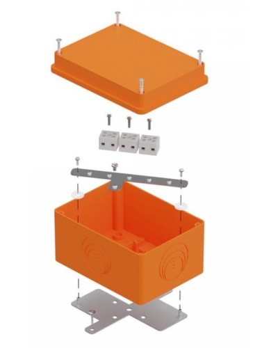 Коробка огнестойкая 150х110х90 E15-E120 для о/п (40-0351-FR2.5-6). Коробка огнестойкая для открытой установки. Промрукав в Оренбурге