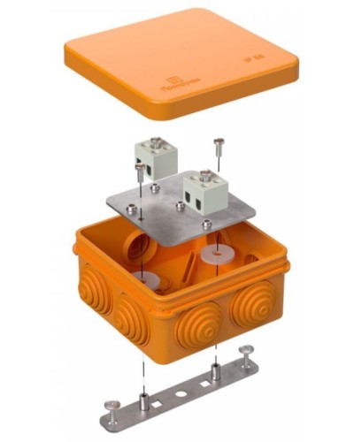 Коробка огнестойкая 80х80х40 (40-0210-FR1.5-4). Коробка огнестойкая для открытой установки. Промрукав в Оренбурге