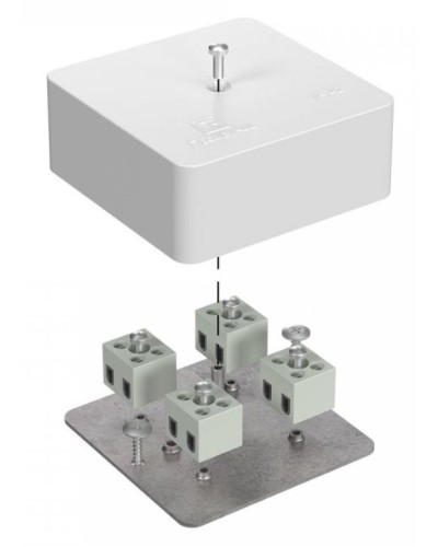 Коробка огнестойкая 75х75х30 (40-0450-FR2.5-8). Коробка огнестойкая для открытой установки. Промрукав в Оренбурге
