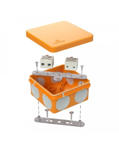 Коробка огнестойкая 80х80х40 (60-0210-FR6.0-4). Коробка огнестойкая для открытой установки. Промрукав в Оренбурге