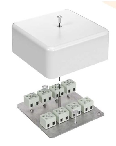 Коробка огнестойкая 103х103х45 для кабель-канала (40-0470-FR10.0-6). Коробка огнестойкая для кабель-канала. Промрукав в Оренбурге