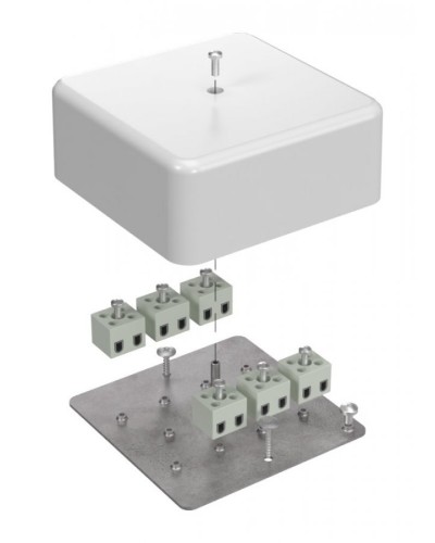 Коробка огнестойкая 103х103х45 (латунь) (40-0470-FR2.5-12-Е60). Коробка огнестойкая для открытой установки. Промрукав в Оренбурге