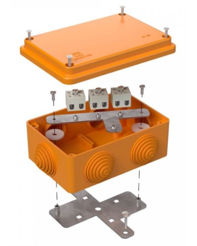 Коробка огнестойкая 120х80х50 (40-0340-FR2.5-6). Коробка огнестойкая для открытой установки. Промрукав в Оренбурге