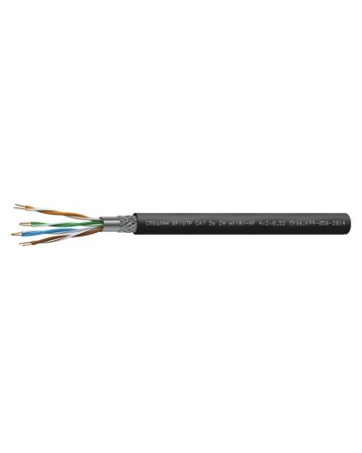 СПЕЦЛАН SF/UTP Cat 5e ZH нг(А)-HF 1х2х0,52. Кабель «витая пара» (LAN) для структурированных систем связи. Спецкабель в Оренбурге