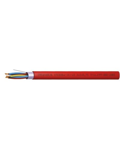 КПСВЭВнг(А)-LS 4х2х0,75 (Спецкабель). Кабель симметричный для систем сигнализации и управления, групповой прокладки, с пониженным дымо- и газовыделением. Спецкабель в Оренбурге