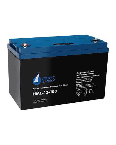 HML-12-100. Аккумулятор герметичный свинцово-кислотный. Связь инжиниринг в Оренбурге