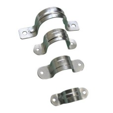 Скоба двухлапковая D10-11 (100 шт) (zeta41610) СД 10-11. Скоба металлическая двухлапковая. ЗЭТА